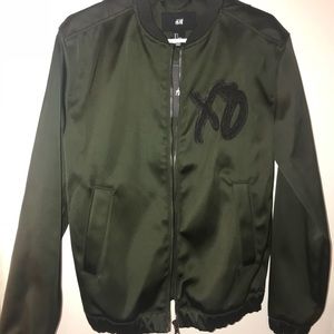 SOLD❌NEW The Weeknd H&M Collab XO Bomber Jacket